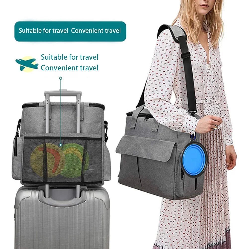 Dog Travel Bag Backpack Pet Accessories Organizer