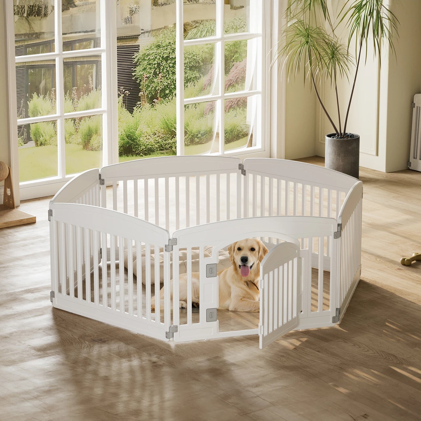 Plastic Dog Playpen, Pet Fence, Portable