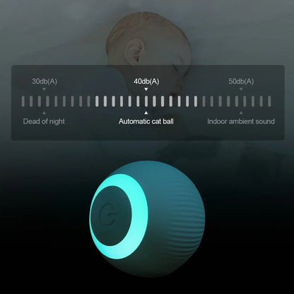 Kitten Chasing Toy, Automatic Rotating Ball