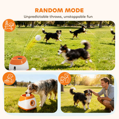 Automatic Dog Ball Launcher Toy with Remote