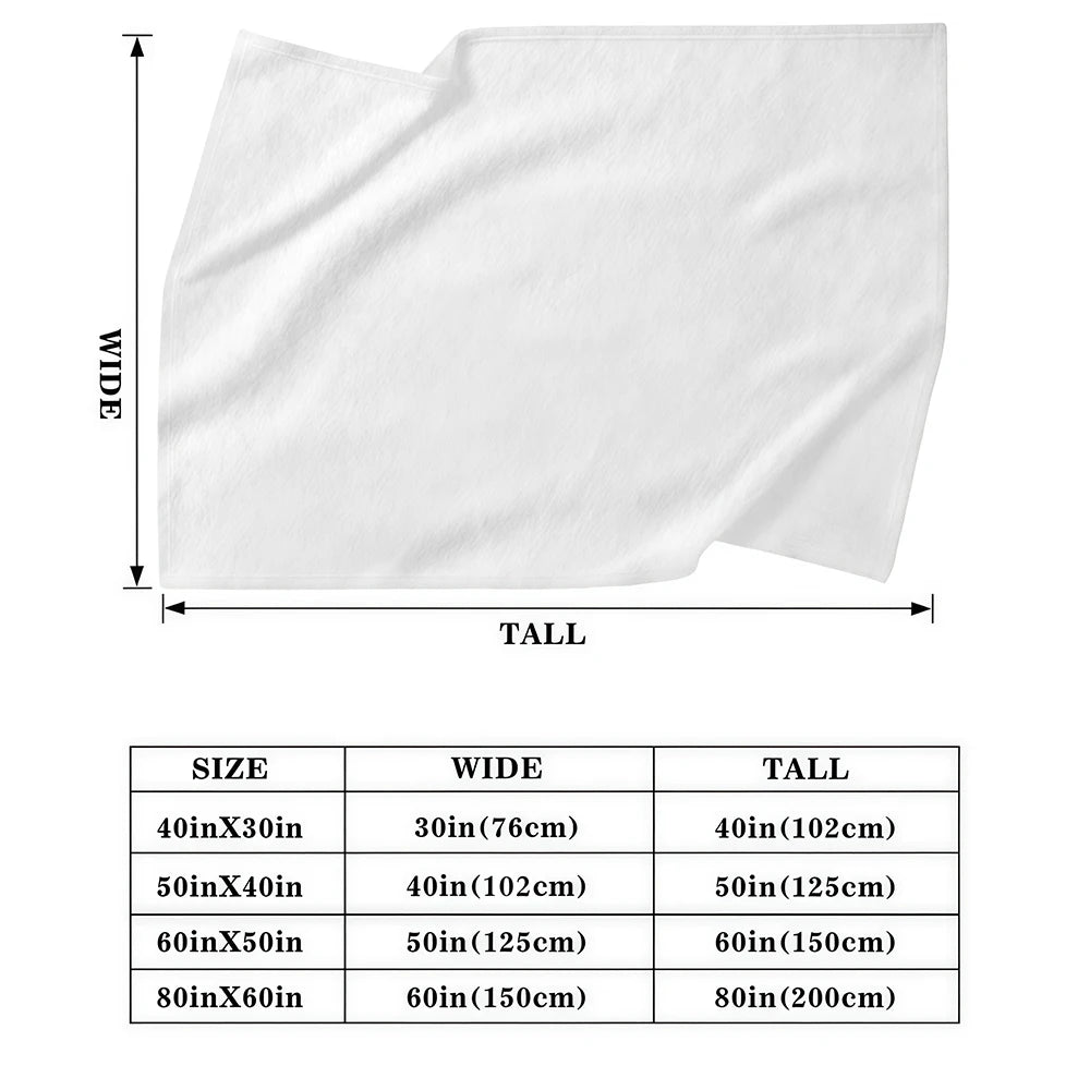 German Shepherd Dog Print Flannel Blanket