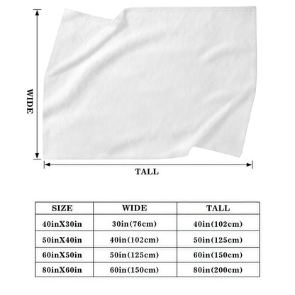 German Shepherd Dog Print Flannel Blanket