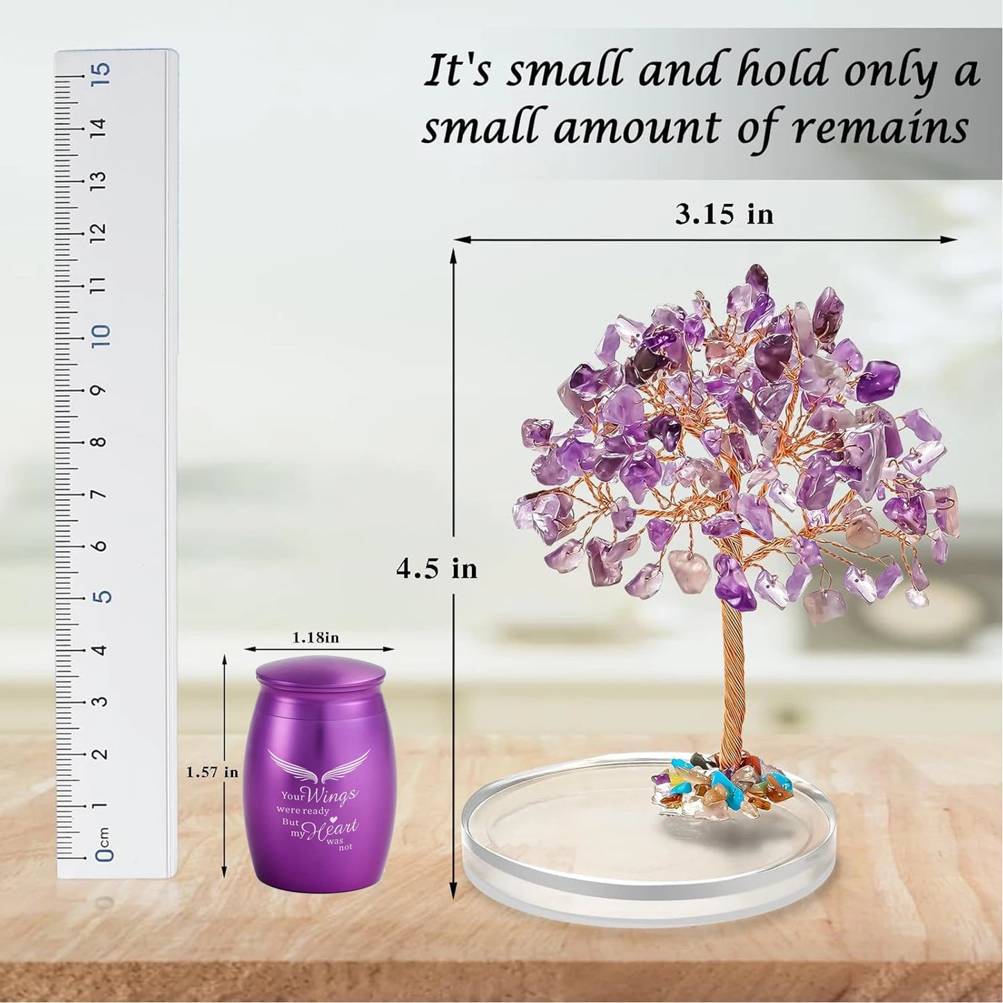 Small Urns for Ashes Keepsake Set of 2