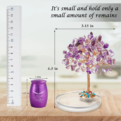 Small Urns for Ashes Keepsake Set of 2