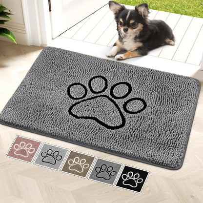 Super Absorbent Dog Door Mat, Moisture Control