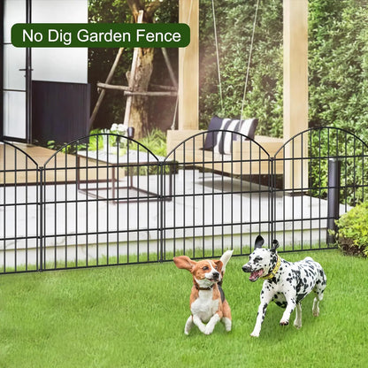 28in High Metal Garden Fence Dog Fence