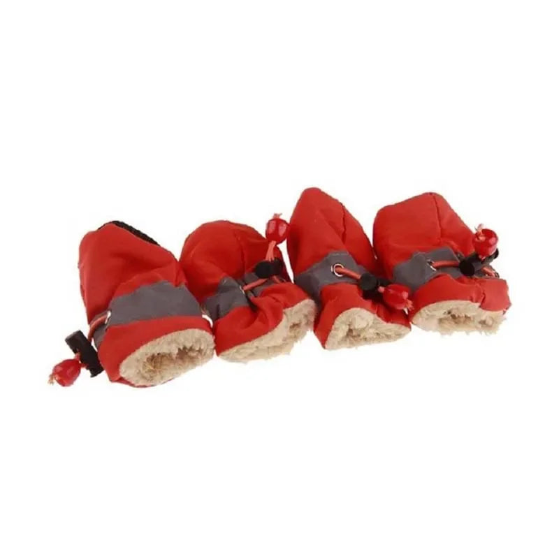 4pcs Antiskid Puppy Shoes