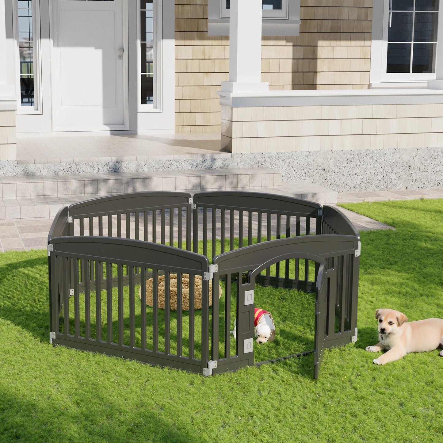 Plastic Dog Playpen, Pet Fence, Portable