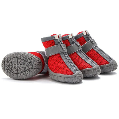Mesh Breathable Anti-Slip Dog Boots for Small Dogs