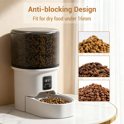 Programmable 4L Automatic Pet Feeder for Small Dogs Cats