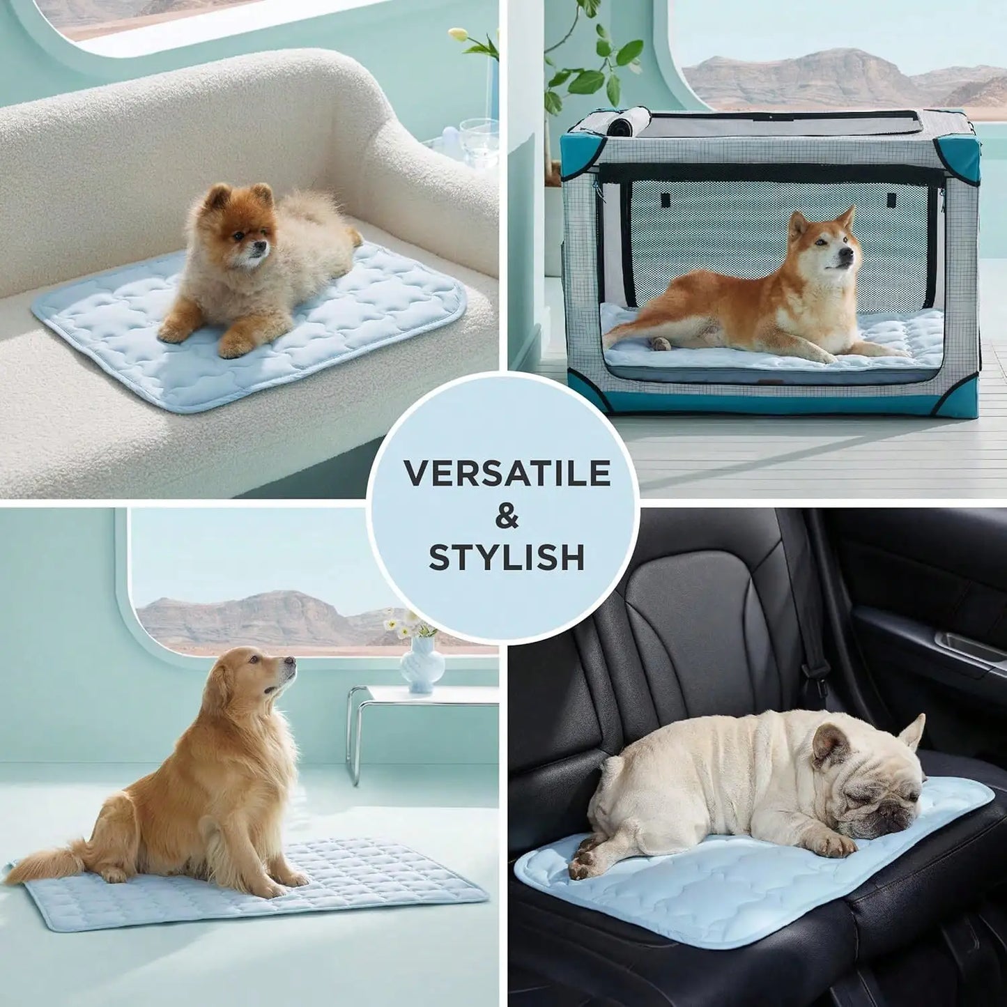 Summer Pet Cooling Mat For Dogs & Cats, Prevent Overheating