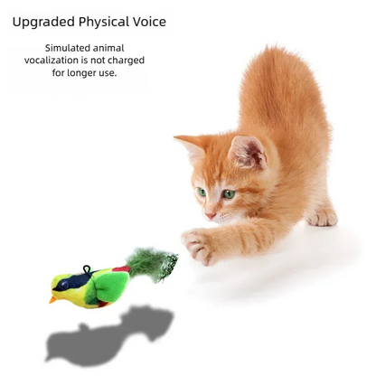 Sound Sensing Interactive Bird Cat Toy