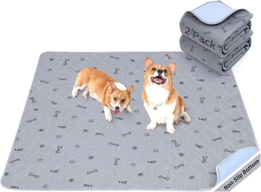 2-Pack Washable Dog Pee Pads