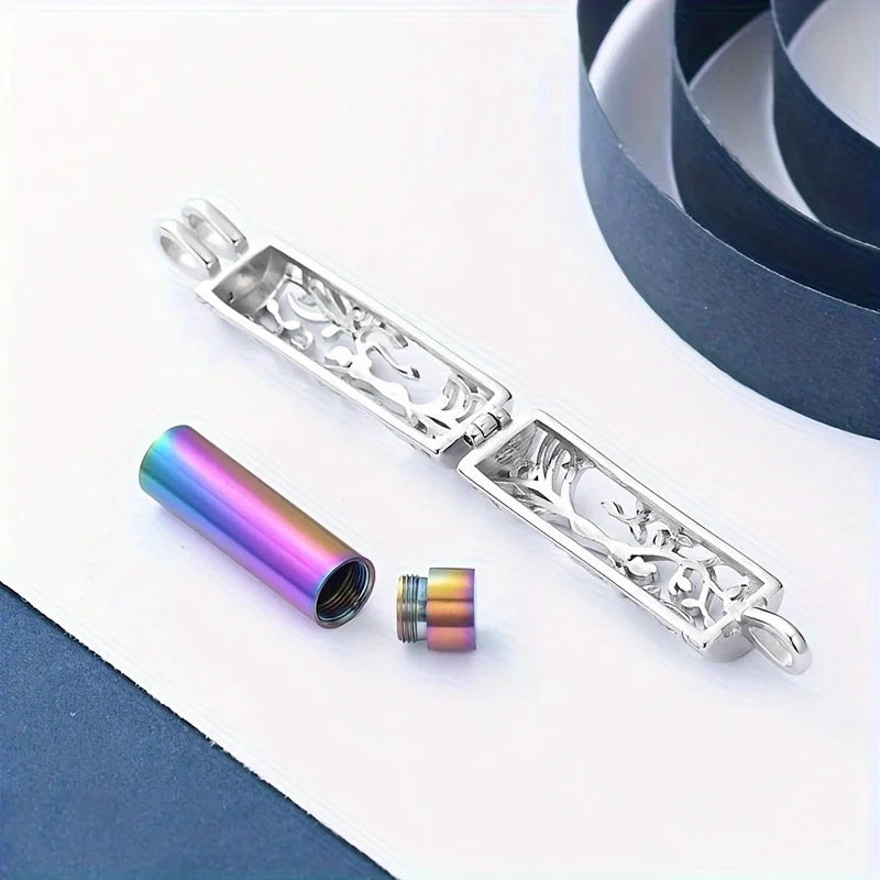 1pcs Memory Tree of Life Jar Pet Urn Ash Necklace