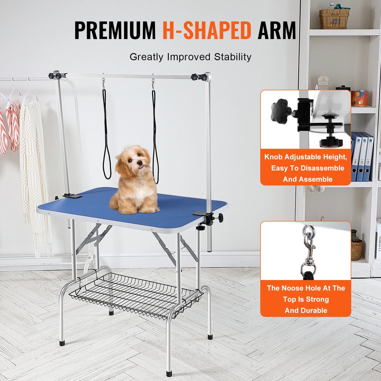 Pet Grooming Table Two Arms w/ Clamp