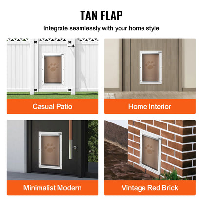 Pet Door Replacement Flap Compatible with Flap Pet Doors Magnetic Strip Weather-proof