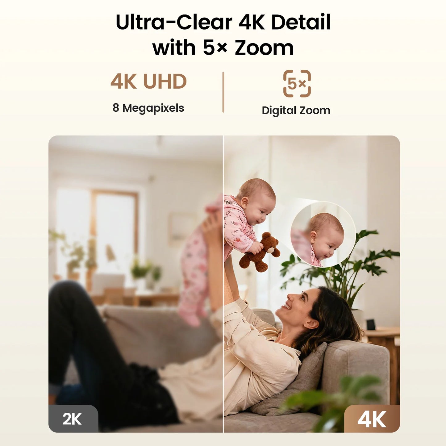 ZOSI C518 Indoor Pan/Tilt Smart Security IP Camera