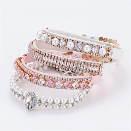 Fashion Cat Collar with Rhinestones