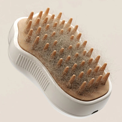 3 in 1 Steamy Pet Dog and Cat Steam Brush