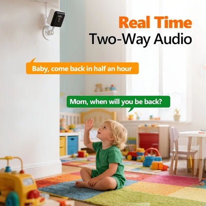 4PC Smart 1080p Wi-Fi Smart Home Security Camera 2MP,