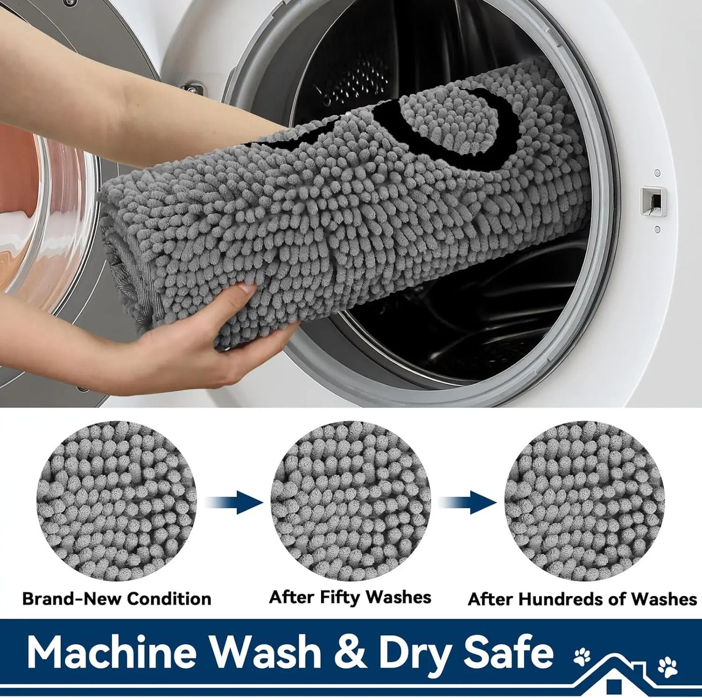 Super Absorbent Dog Door Mat, Moisture Control