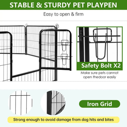 Dog Playpen, 40 Inch, 8 Panels