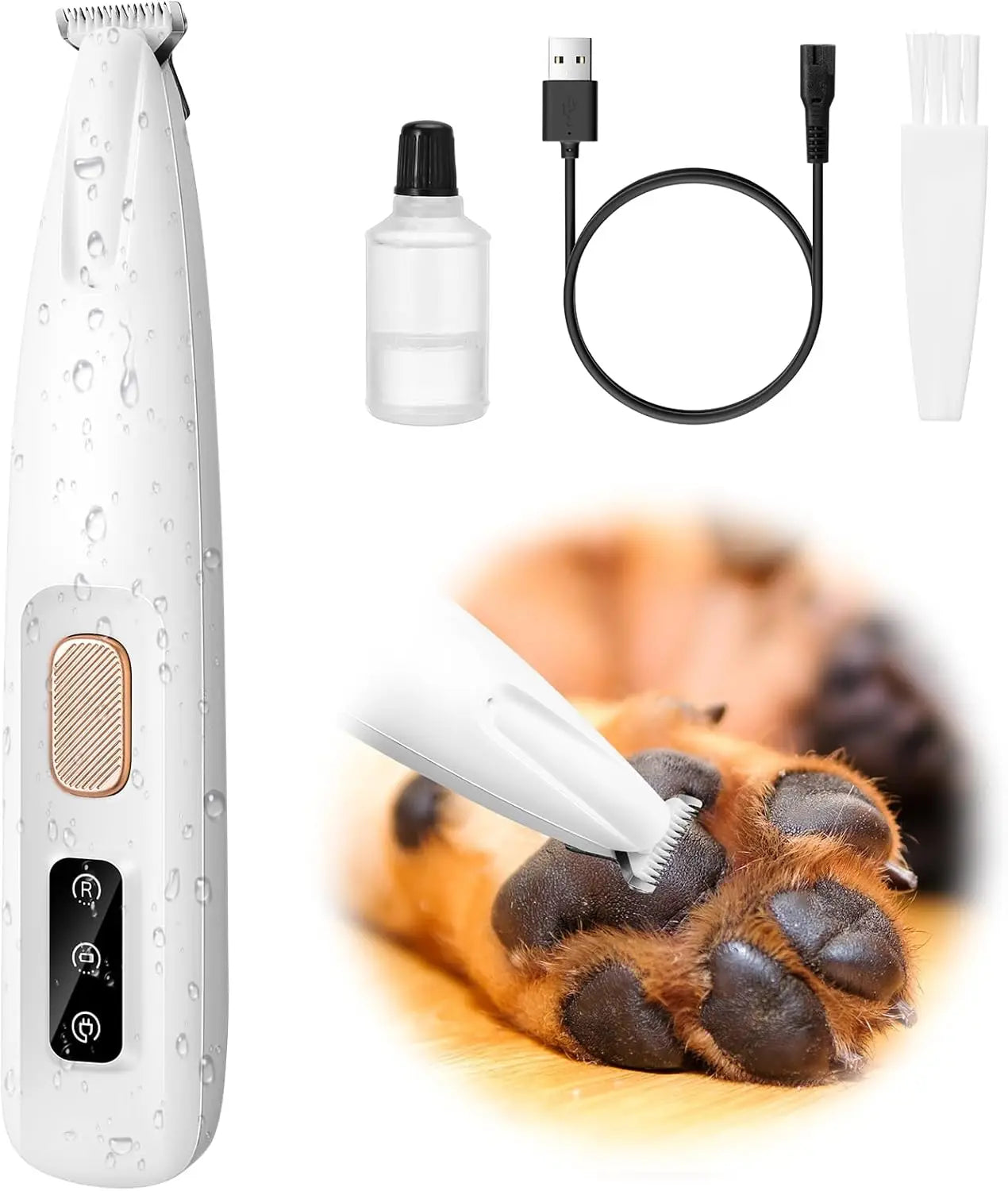 Upgraded Electric Dog Clippers with LED Display