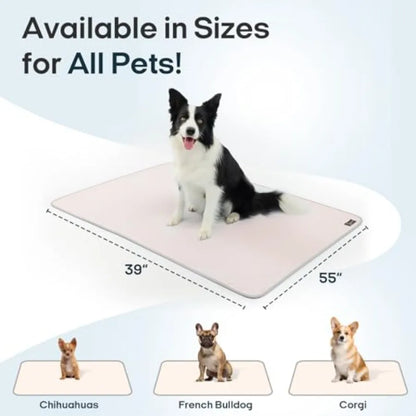 Premium Cooling Blanket for Dogs-Lightweight Fluffy