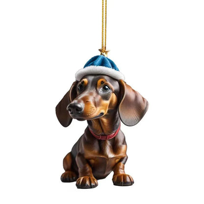 Christmas Dog Ornament
