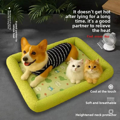 Cooling Puppy Bed Summer Dog Supplies Mat