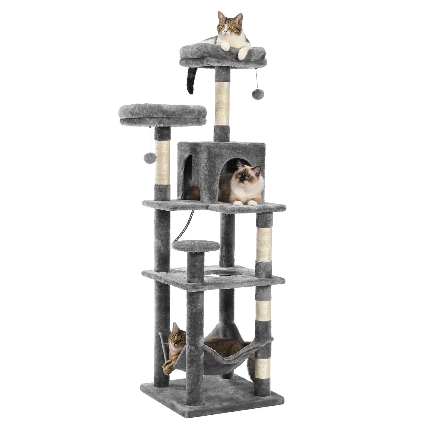 Large Cat Tree for Indoor Large Cats Scratching Post