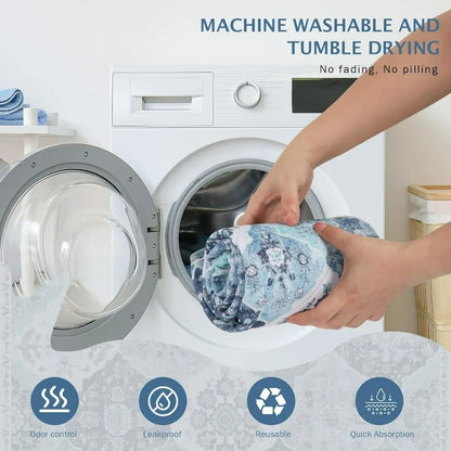 2 Pack Reusable Pee Pads for Dogs Non-Slip Grip