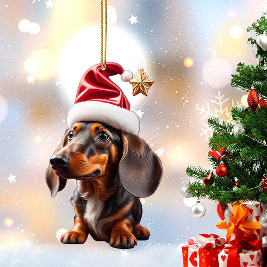 Christmas Dog Ornament