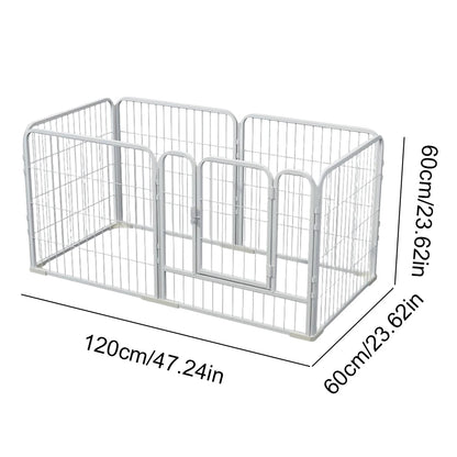 6 Panel Heavy Duty Portable Playpen, Kennel with Door