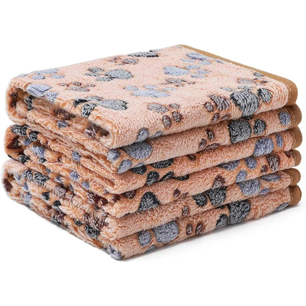1Pc Super Soft Fluffy Fleece Pet Blanket