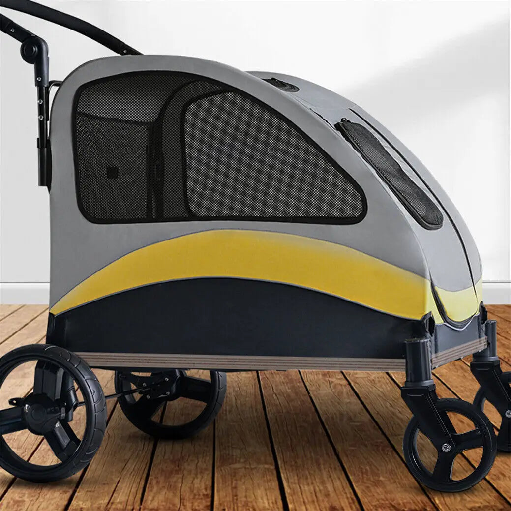 Heavy Duty Dog Stroller Foldable Pet Trolley