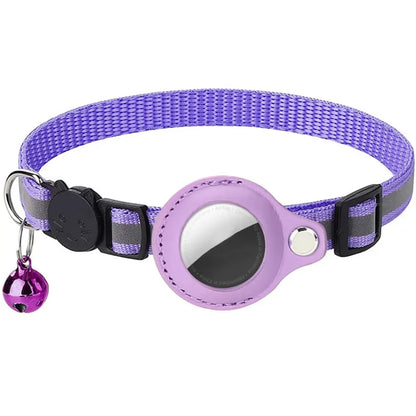 Reflective Cat Collar with Apple AirTag