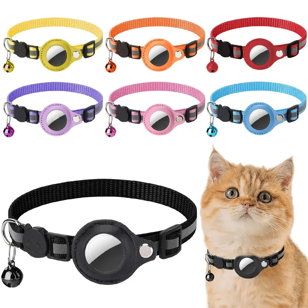Reflective Cat Collar with Apple AirTag
