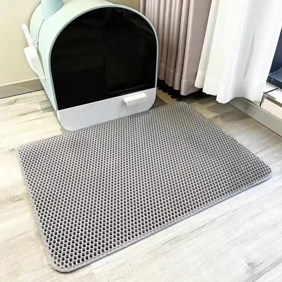 Extra-Large Double-Layer EVA Cat Litter Mat