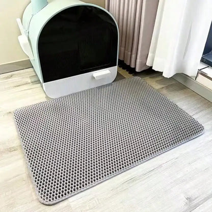 Extra-Large Double-Layer EVA Cat Litter Mat