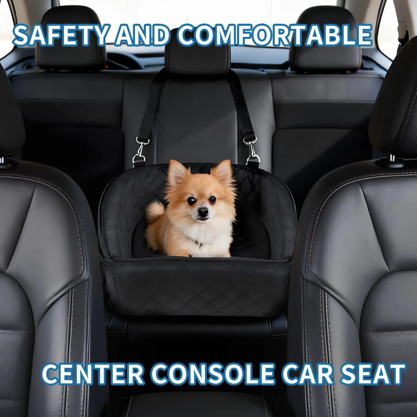 Dog Booster Car Seat,  Safety Belt Puppies  30-35 LB