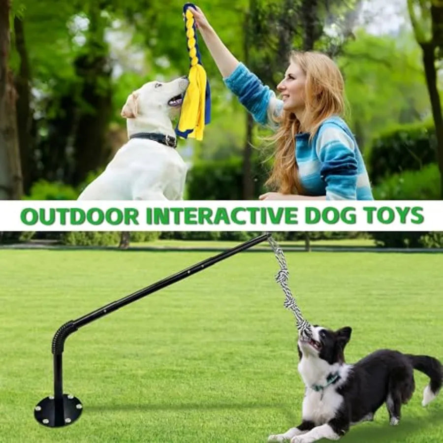Tether Tug Outdoor Dog Toy Interactive Exercise