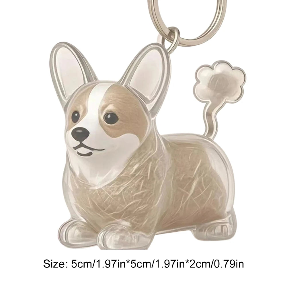 Cartoon Dog Shape Dog Hair Storage Box