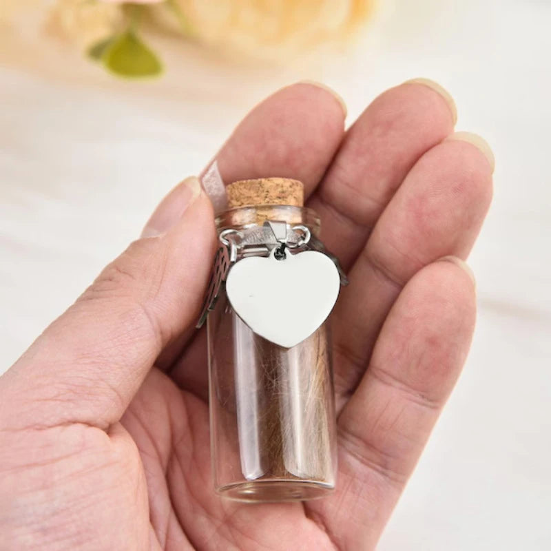Pet Memorial Bottle For Pet Hair Dogs Cats Fur