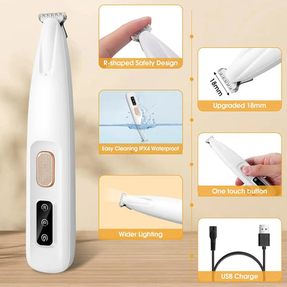 Upgraded Electric Dog Clippers with LED Display