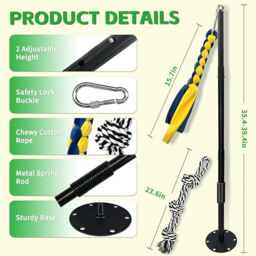 Tether Tug Outdoor Dog Toy Interactive Exercise