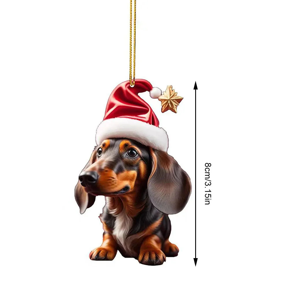 Christmas Dog Ornament