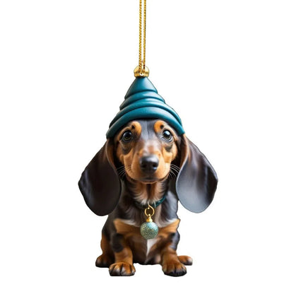 Christmas Dog Ornament