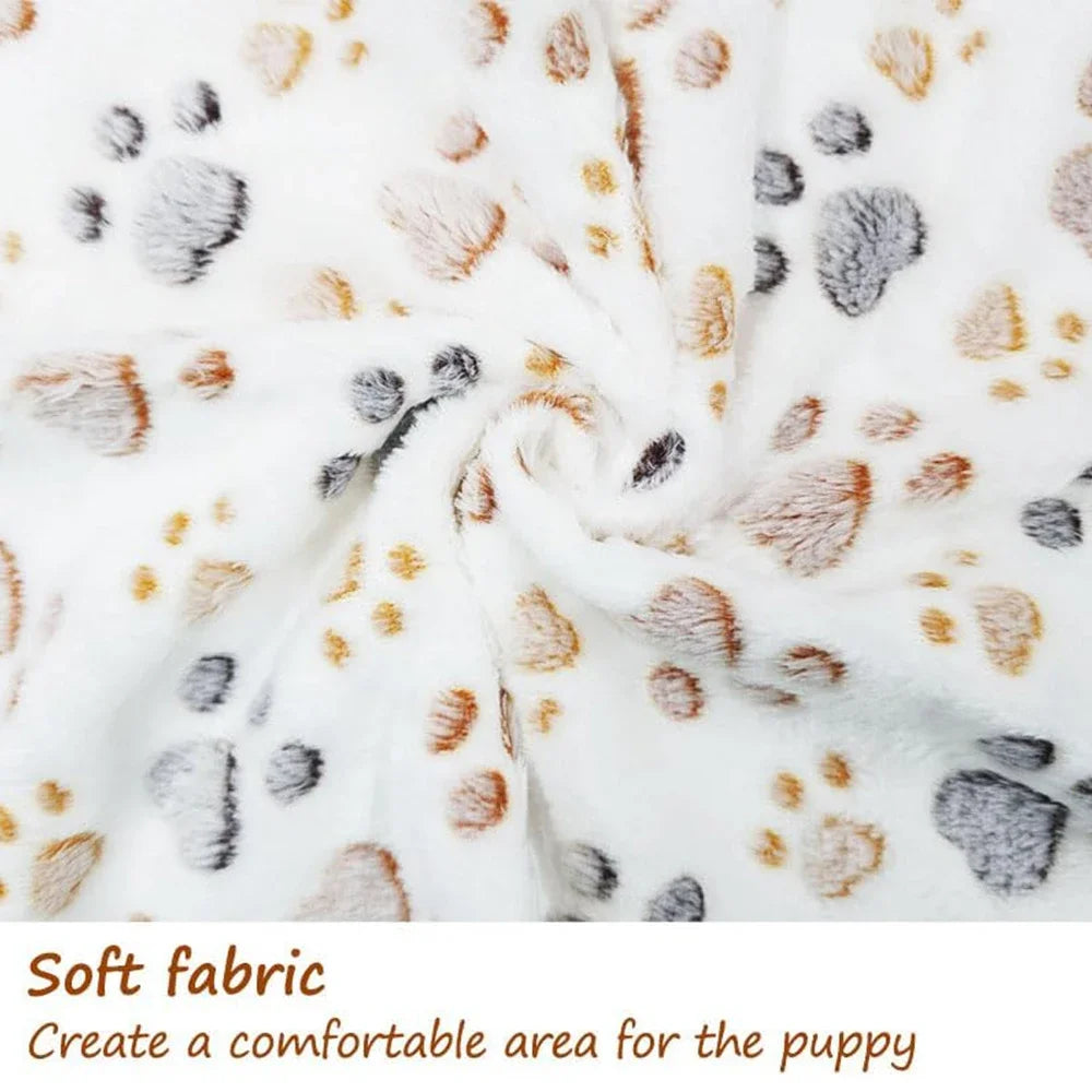 1Pc Super Soft Fluffy Fleece Pet Blanket