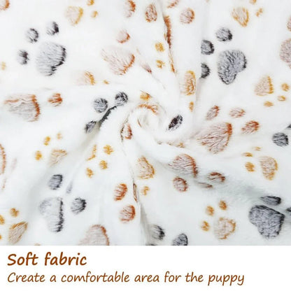 1Pc Super Soft Fluffy Fleece Pet Blanket